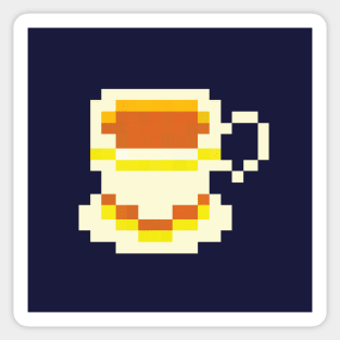 I love Pixel Coffee Sticker